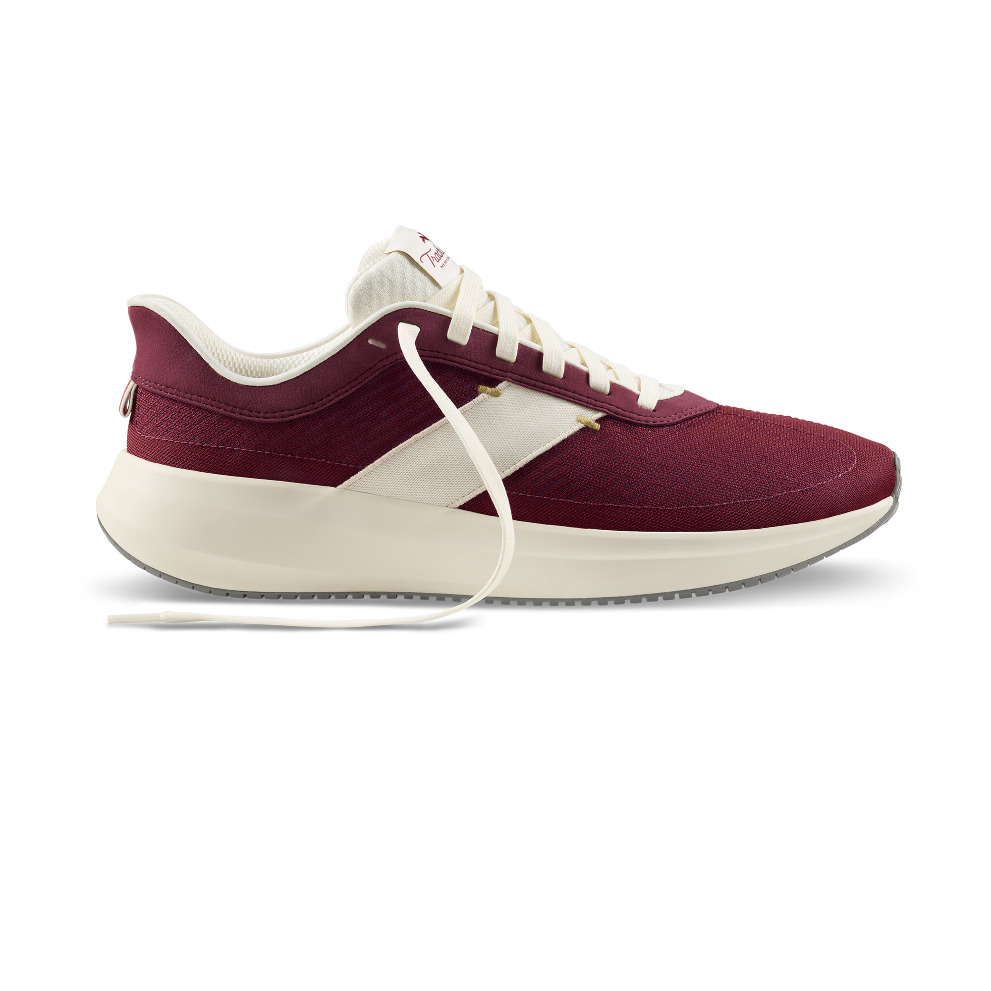 Unisex | Men's Tracksmith Eliot Runner | Wine/Ivory