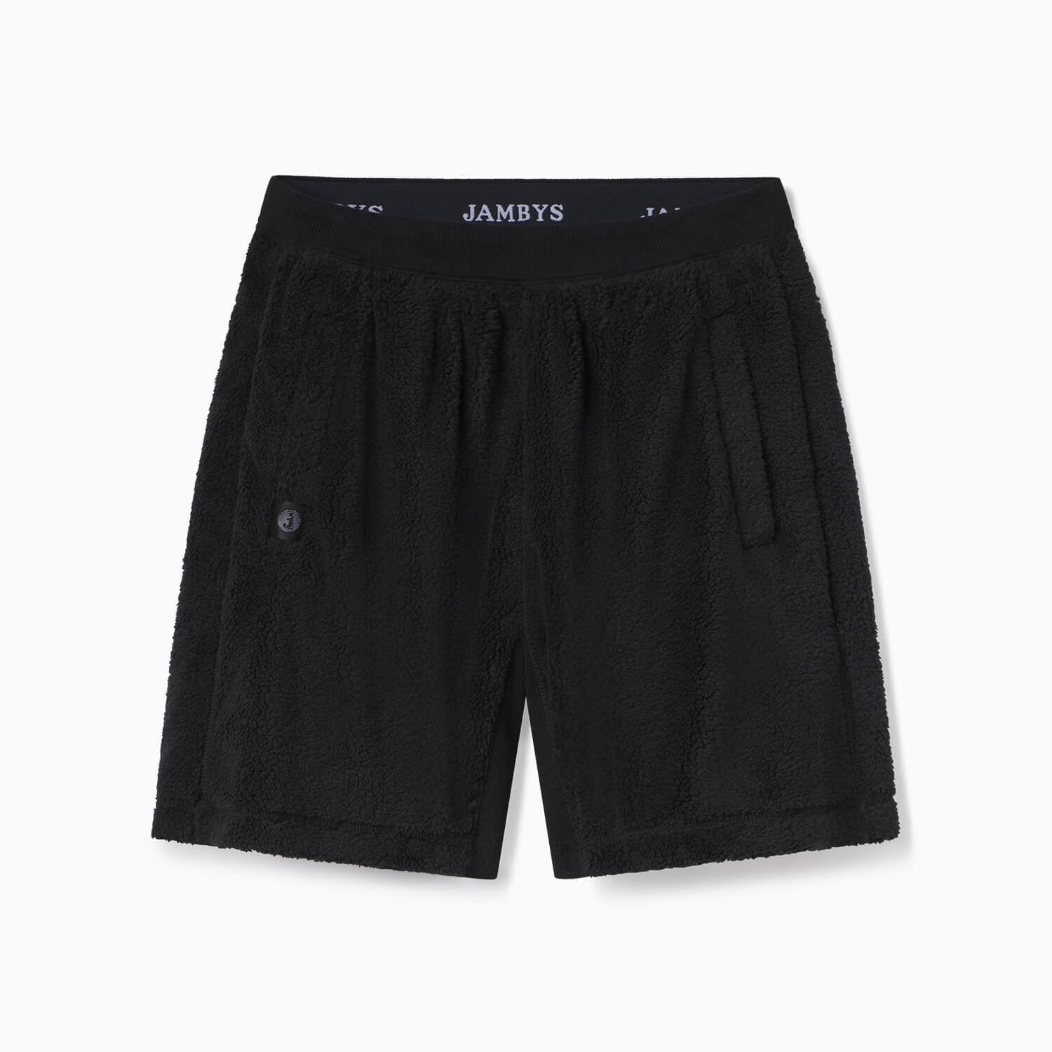 Sherpa Fleece Lounge Shorts | Black