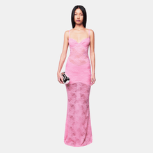 OW Collection FLORA Maxi Dress Dress 126 - Hot Pink