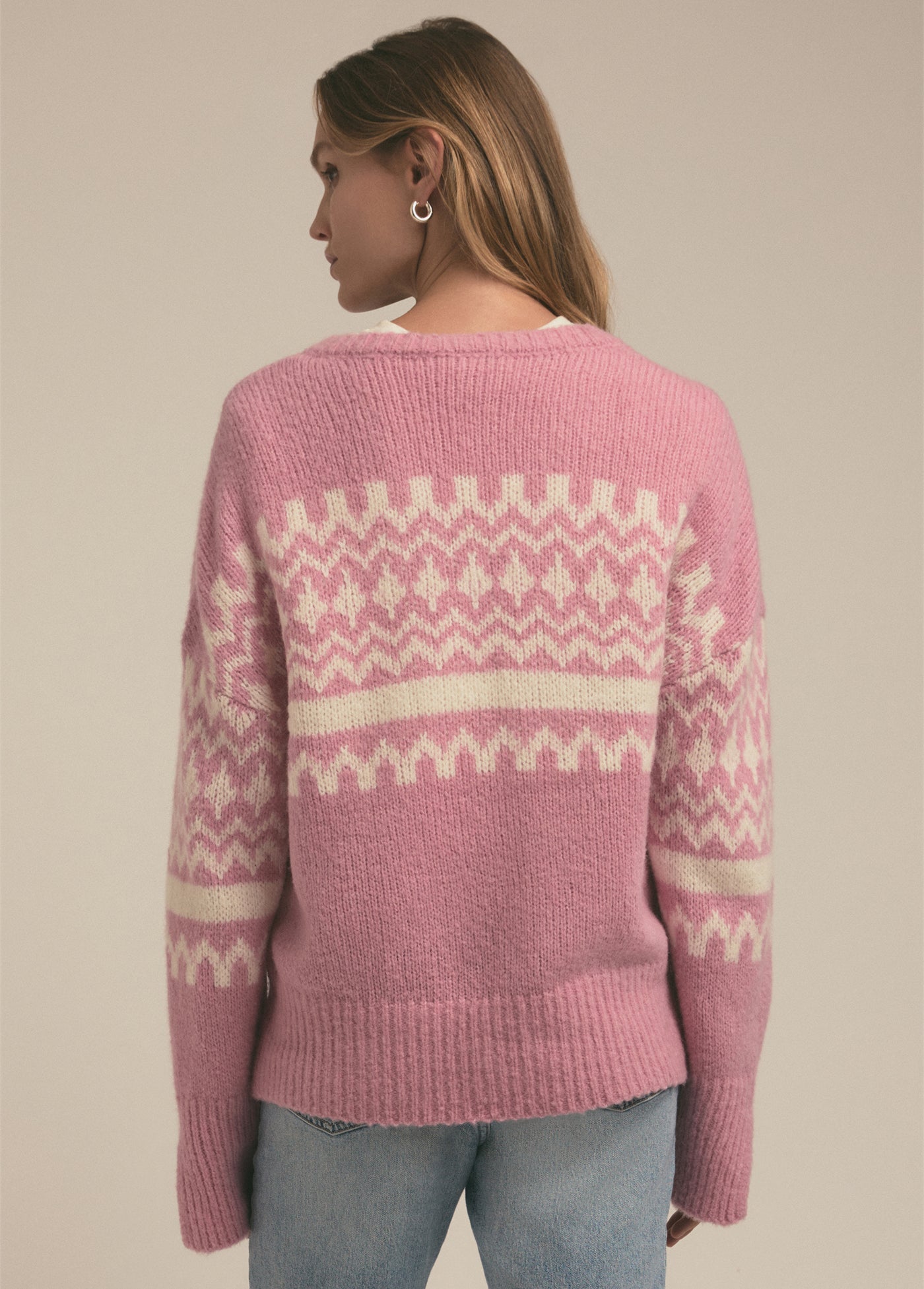 pink fairisle