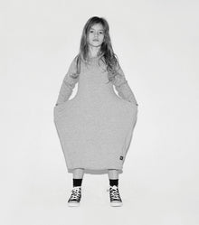 Kid | Abstract Dress | Heather Grey