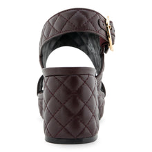 Camera Quilted | Deep Aubergine Leather