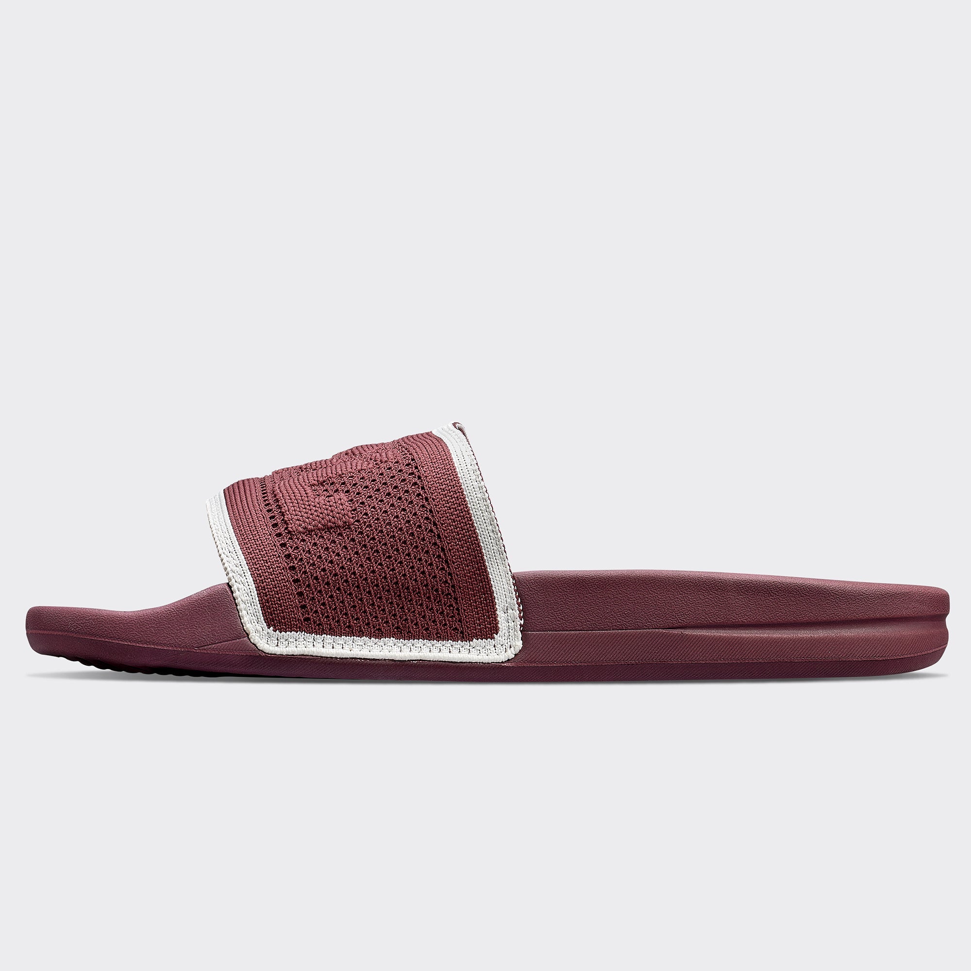 Women's | Big Logo TechLoom Slide | Burgundy / Ivory