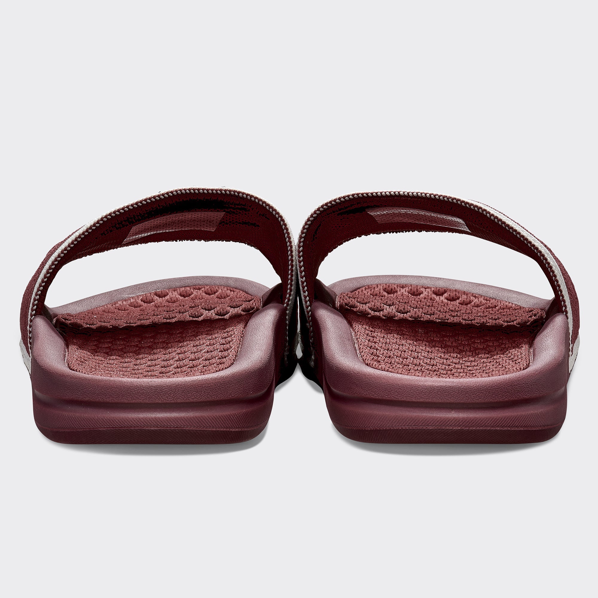 Women's | Big Logo TechLoom Slide | Burgundy / Ivory