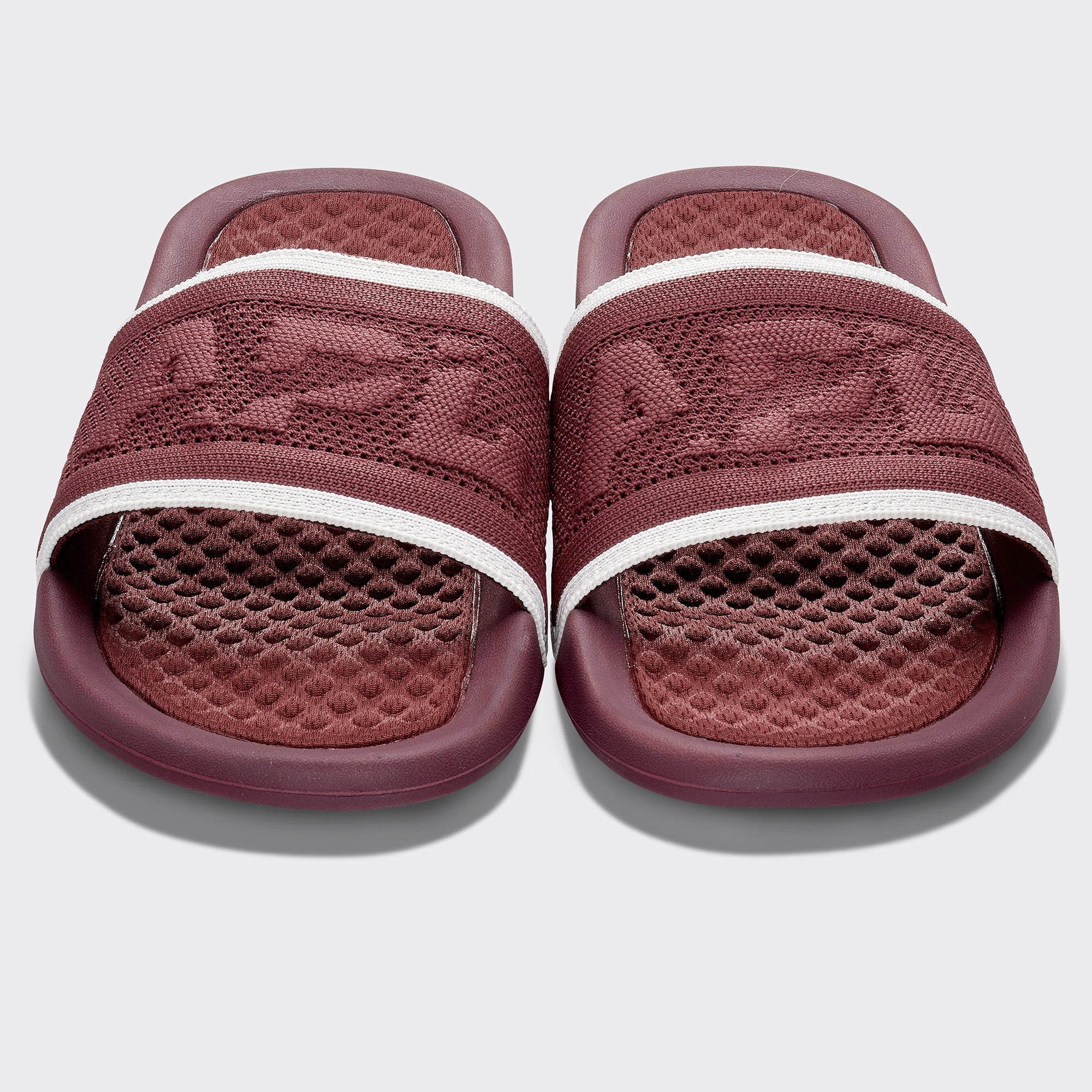 Women's | Big Logo TechLoom Slide | Burgundy / Ivory