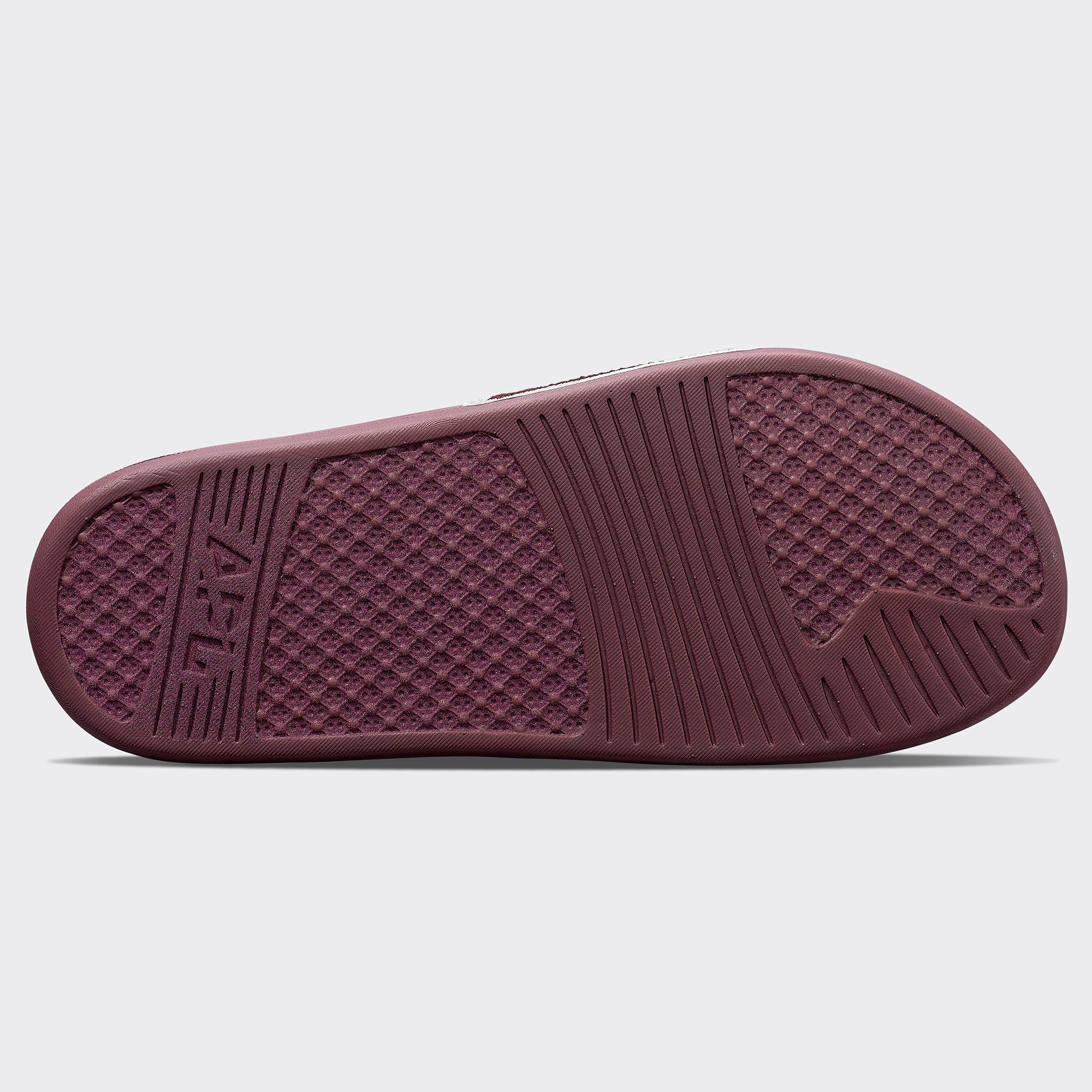 Women's | Big Logo TechLoom Slide | Burgundy / Ivory