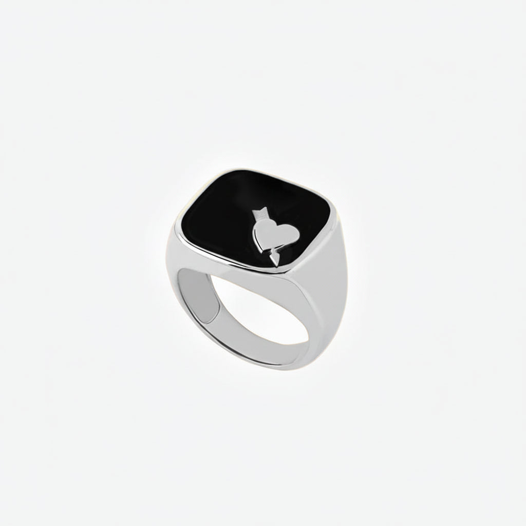 Briseur De Coeur Signet Ring | Sterling Silver