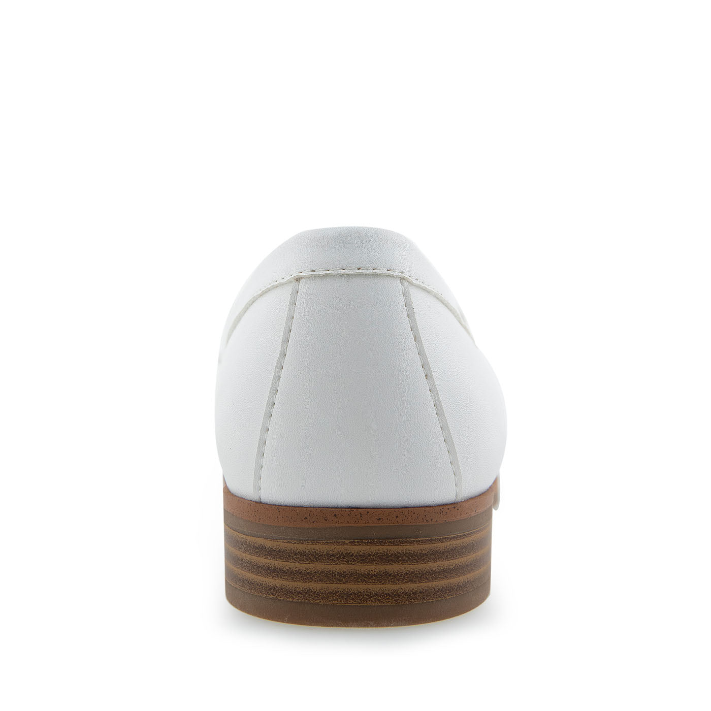 Edna | White Faux Leather