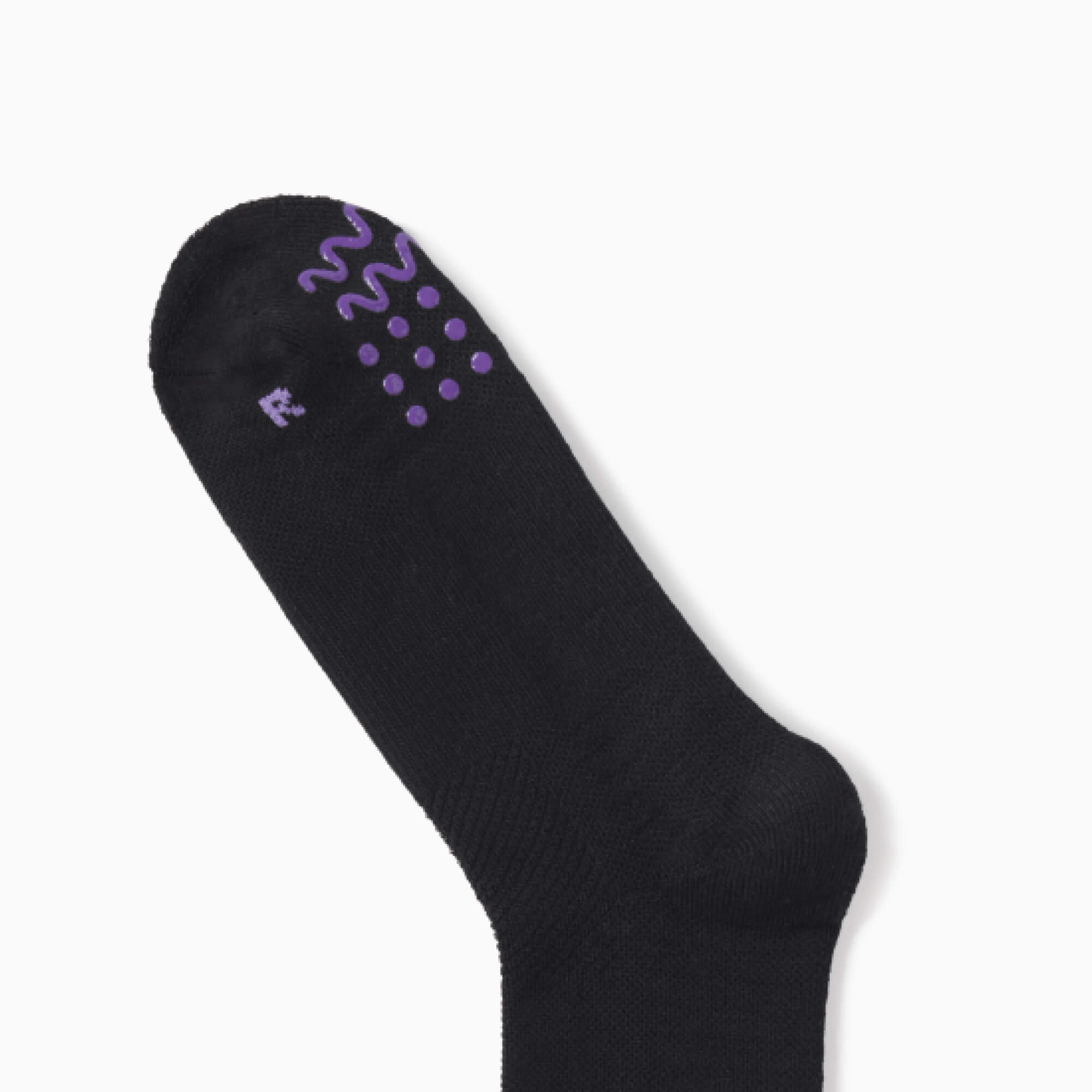 Cotton Socks with Silicone Grips | Black