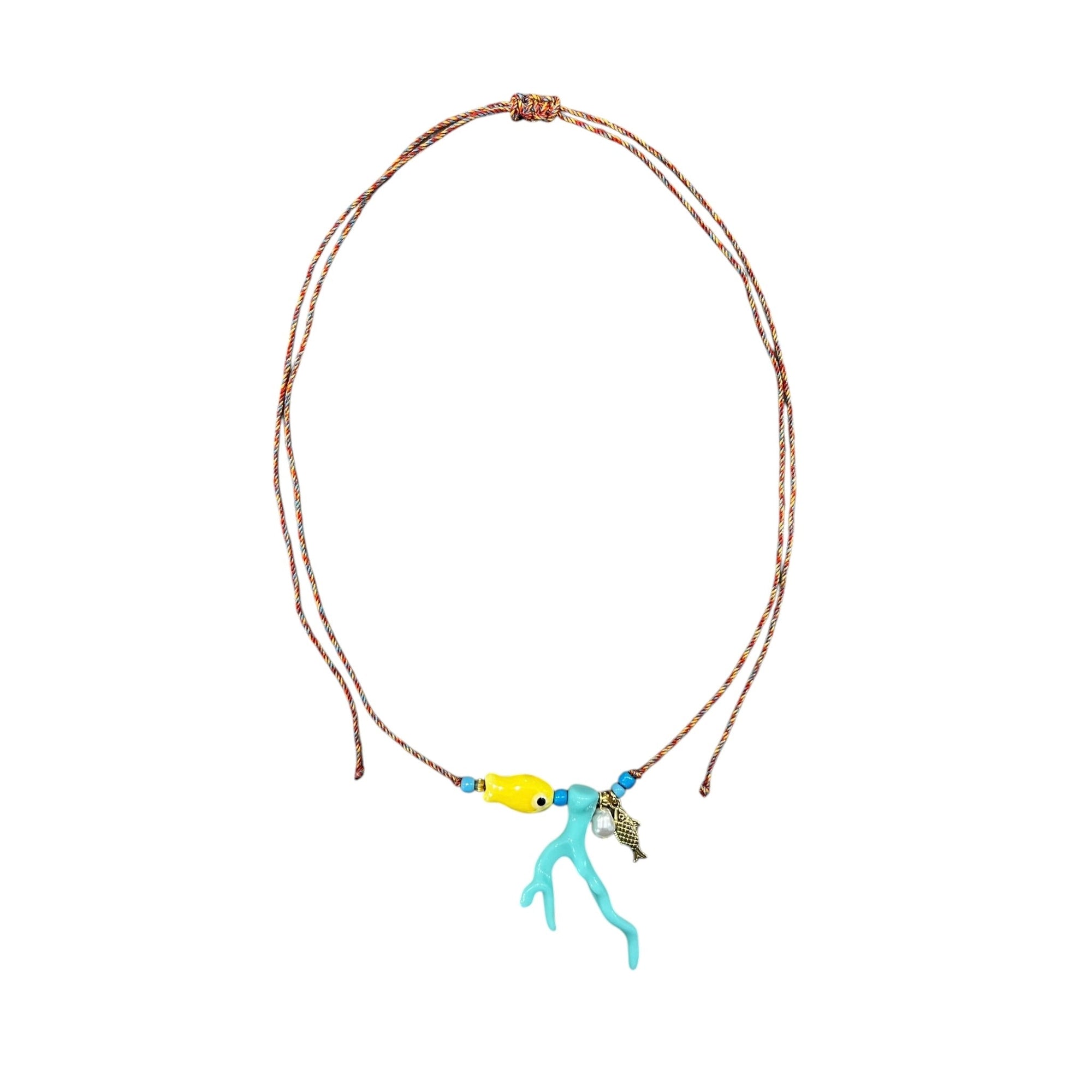 Finn Yellow Necklace | Gold