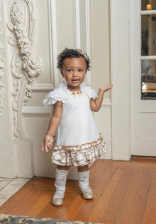 Angelina White Feather Wings Dress - Petite Maison Kids