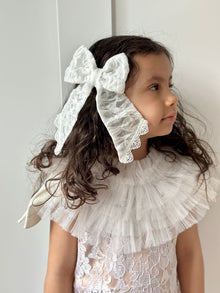 Girl | Blair Organza Hair Bow | White