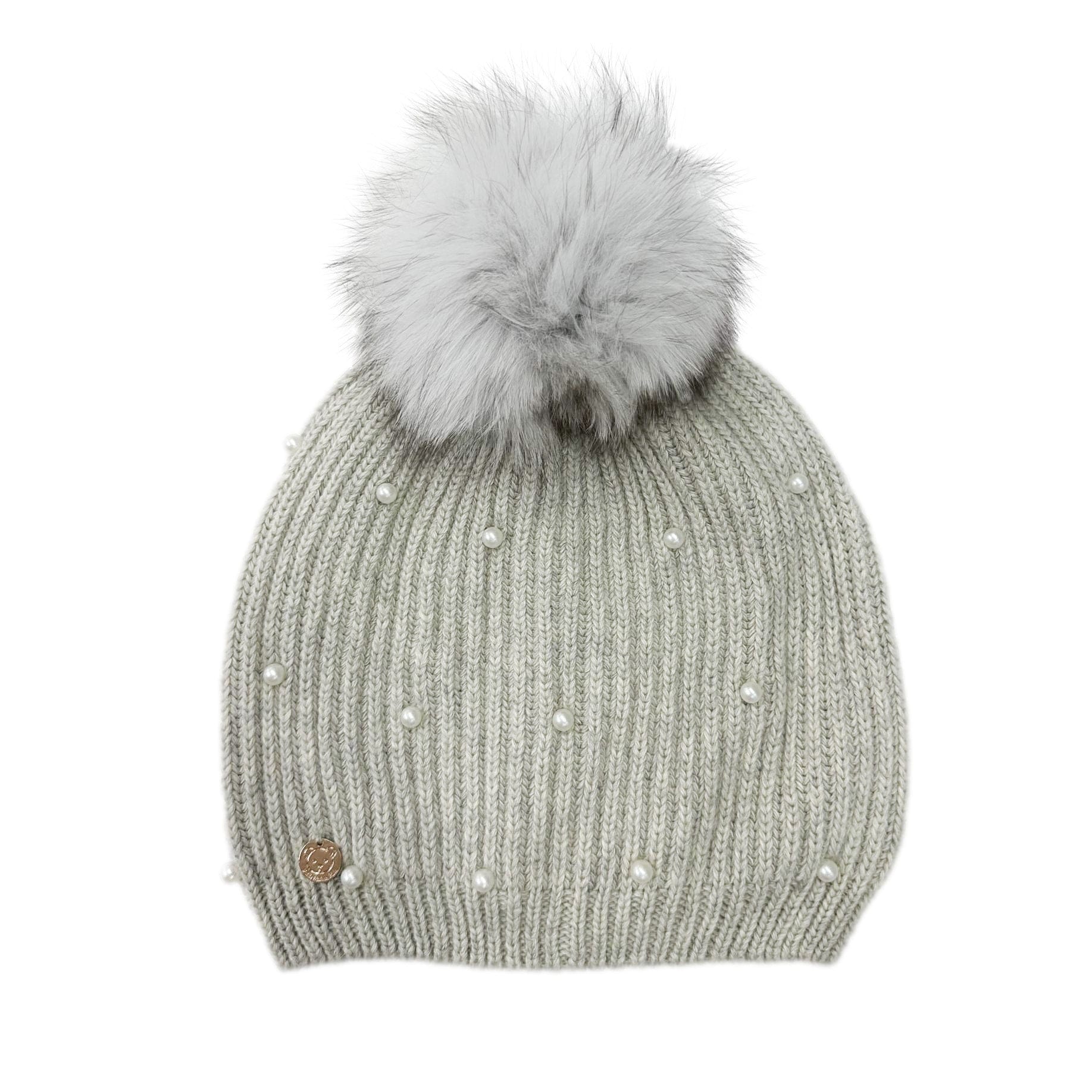 Women | Pearl Angora Adult Hat | Gray