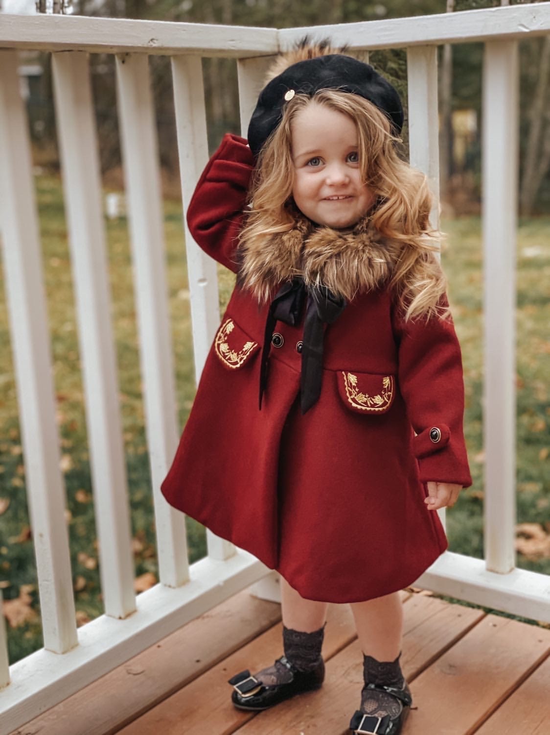 The Empress Wool Coat - Petite Maison Kids