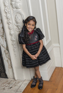 Girl | Kylie Tulle and Organza Dress | Black