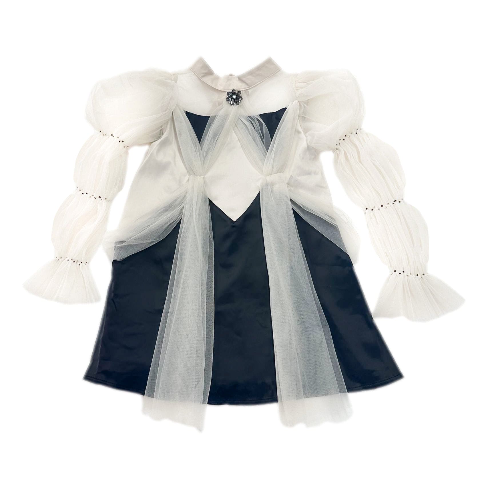 Girl | The Paris Dress | Black x Beige