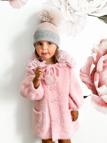 Two Toned Angora Hat - Petite Maison Kids