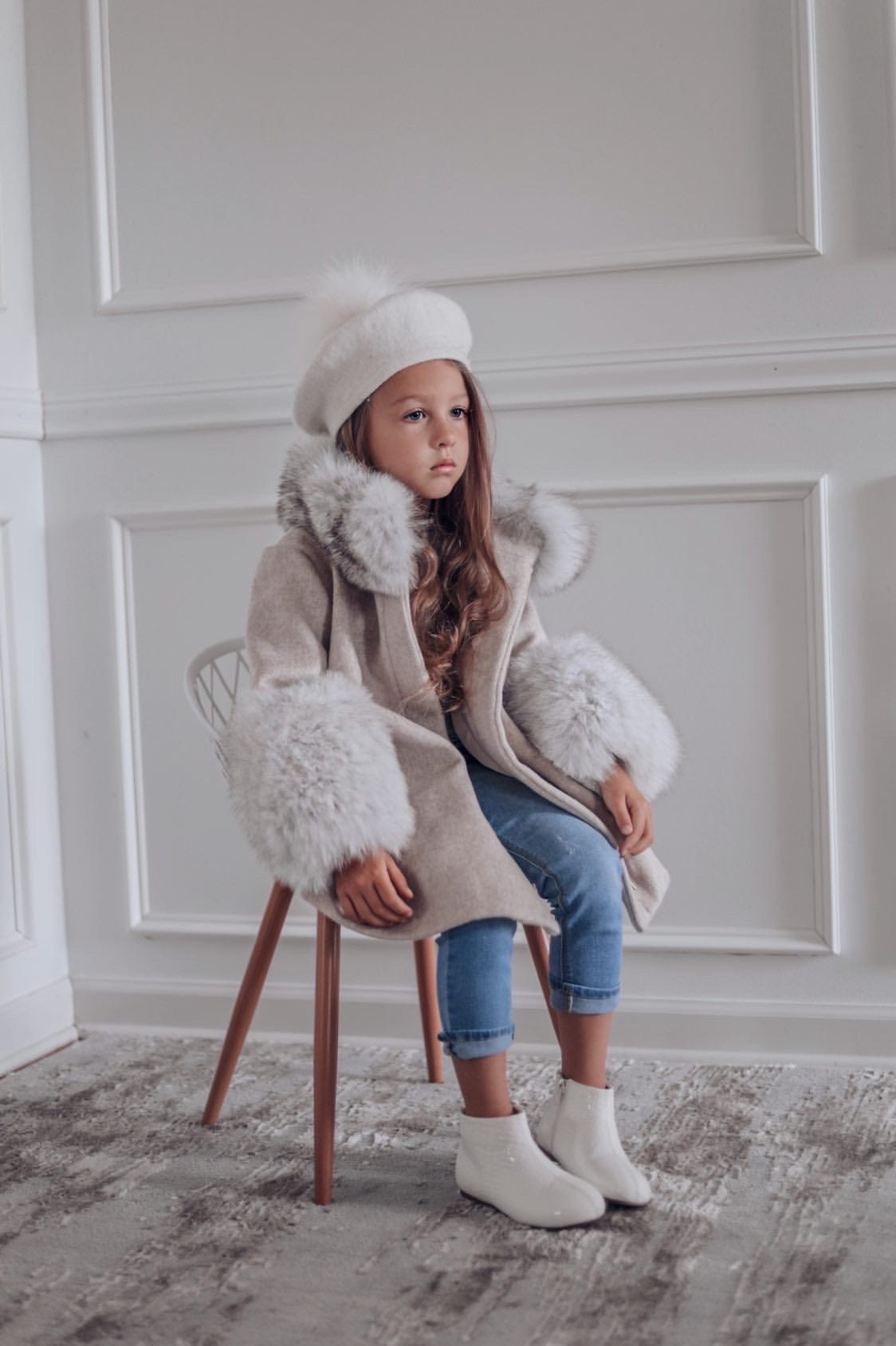 Karenina Wool Coat - Petite Maison Kids