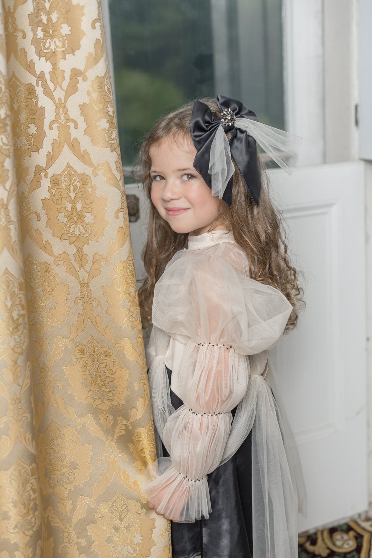 Girl | The Paris Dress | Black x Beige