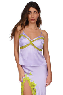 Lace Paneled Camisole | Lavender