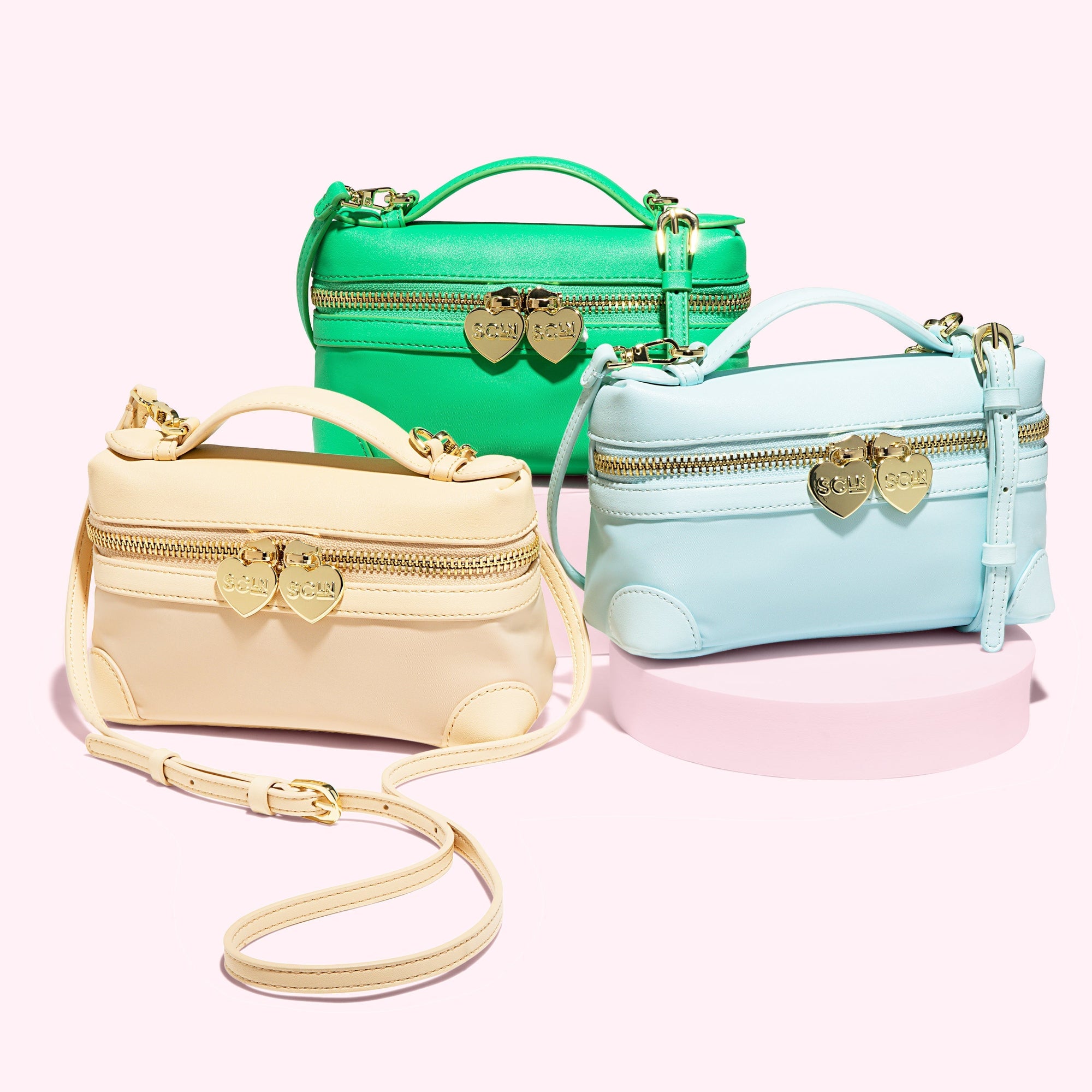 Micro Top Handle Crossbody Bag | Sand