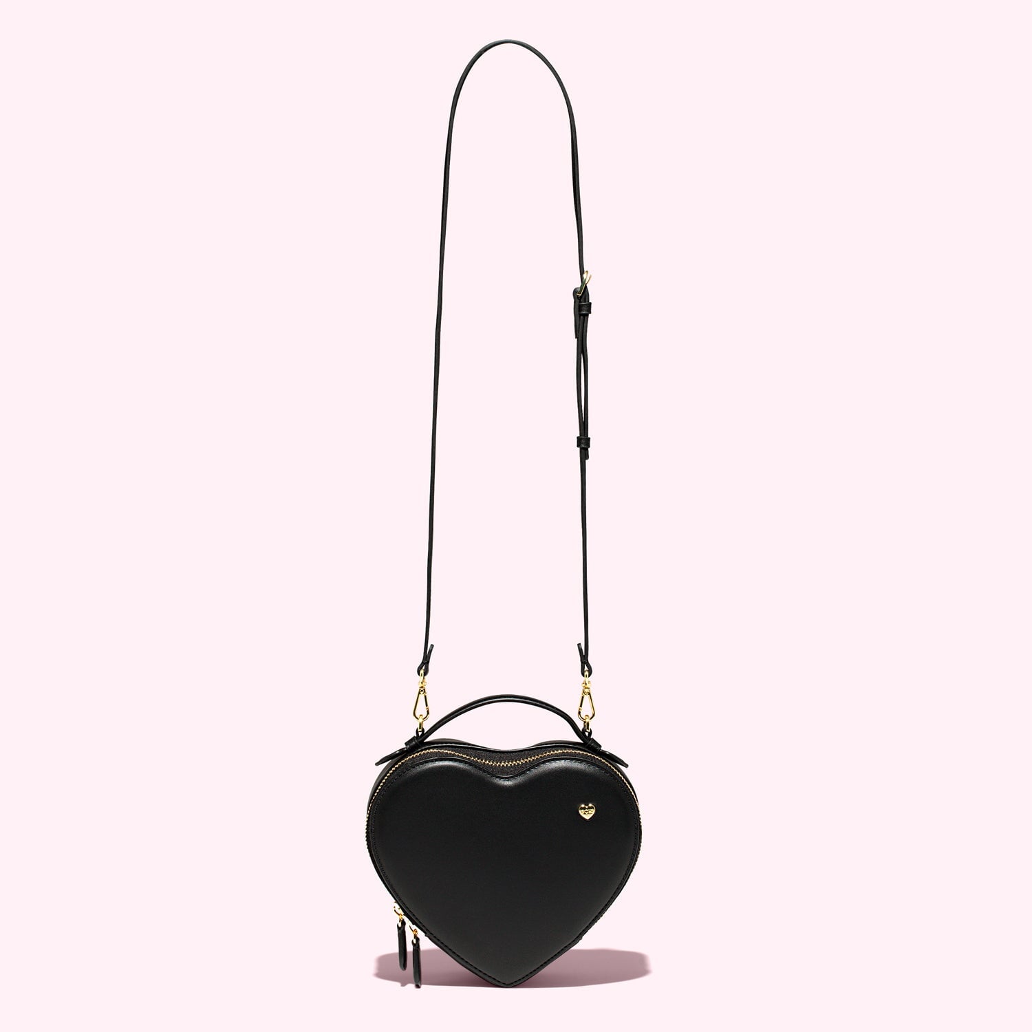 Heart Crossbody Bag | Noir