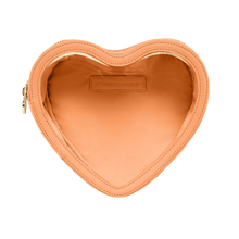 Heart Open Top Pouch | Peach
