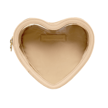 Heart Open Top Pouch | Sand