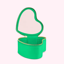 Heart Open Top Pouch | Avocado