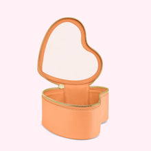 Heart Open Top Pouch | Peach