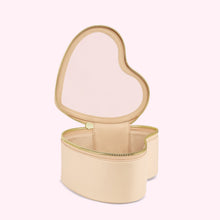 Heart Open Top Pouch | Sand