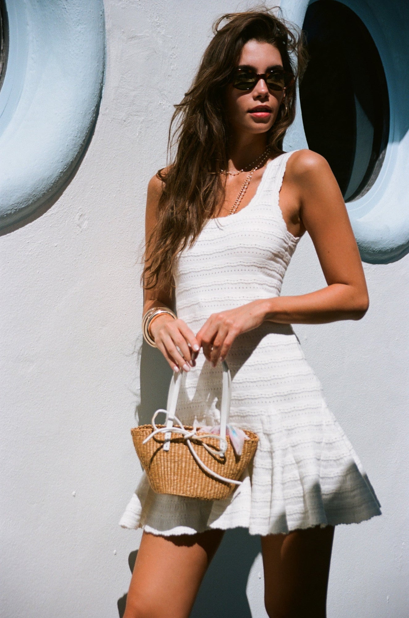 Maryanne Knit Mini Dress | Ivory