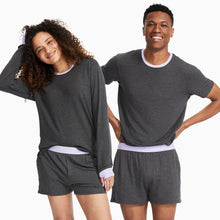 Modal Boxer Lounge Shorts | Boxers with Pockets | Gray/Lavender