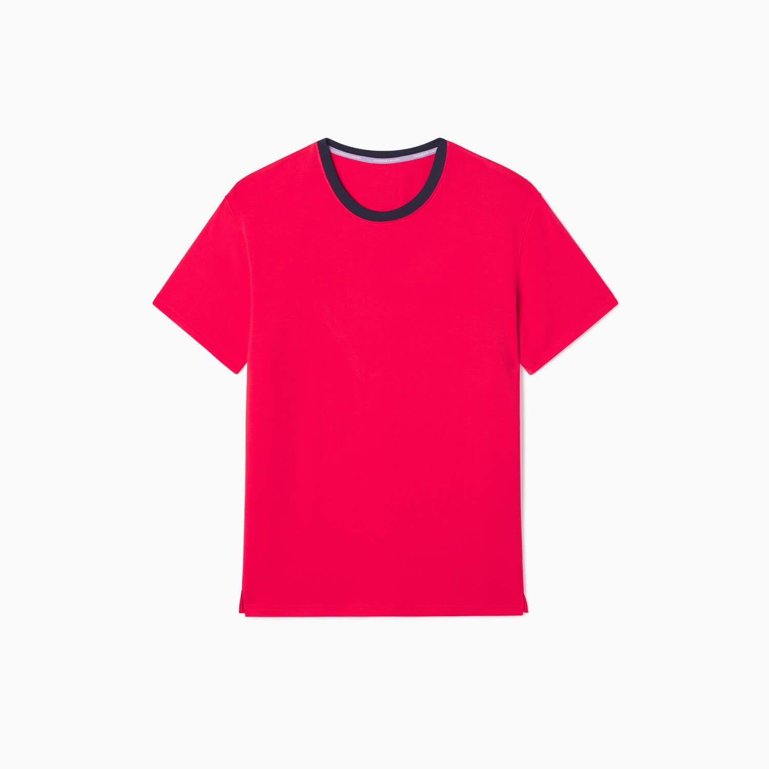 Ultra-Soft French Terry Tee | Poppy/Navy