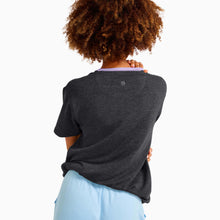 Modal French Terry Lounge Tee | Gray/Lavender