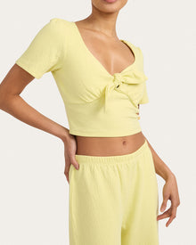 Womens | Josie Crop Top | Buttercream