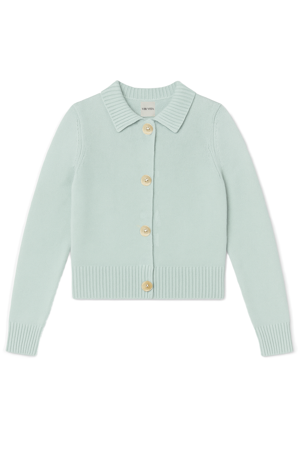 Kaia Cashmere Cardigan | Sea Glass
