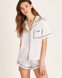 Womens | Bride Katelyn Silk Set | Chalk