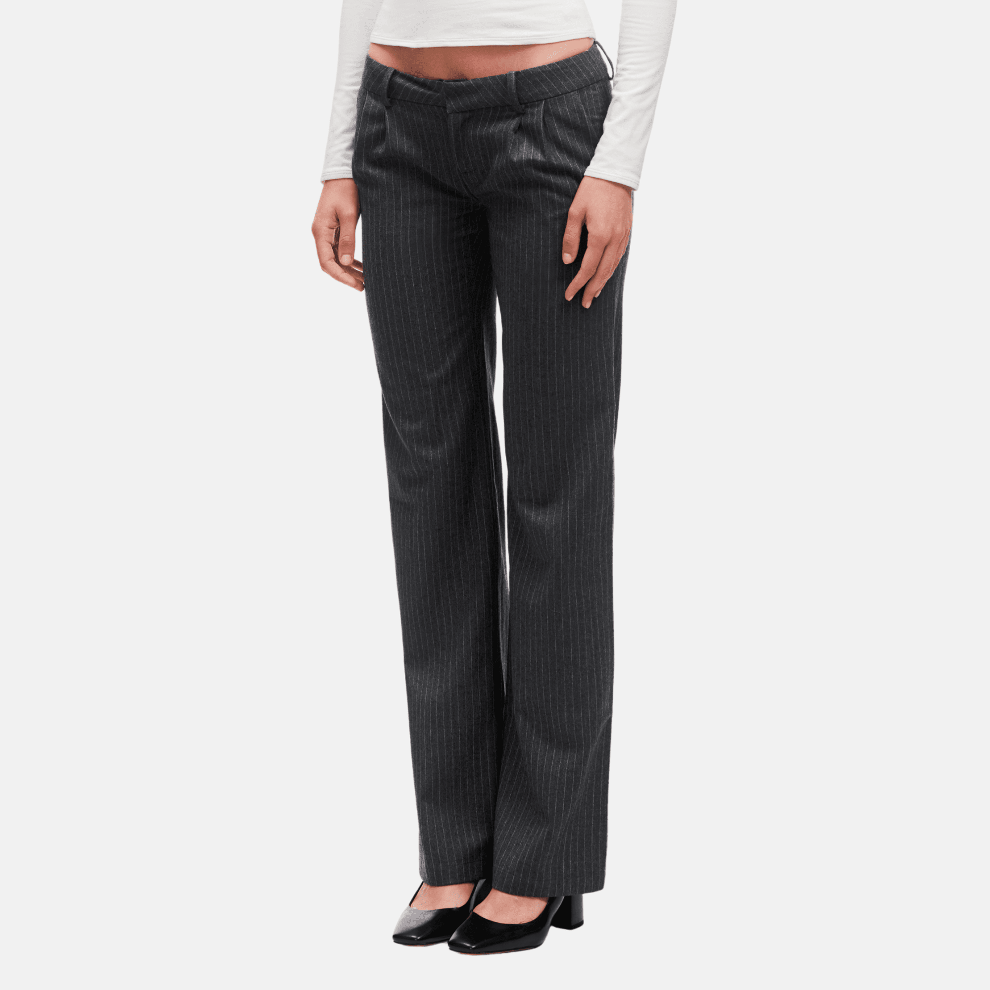 OW Collection LANI Suit Pants Pants 250 - Grey Stripe