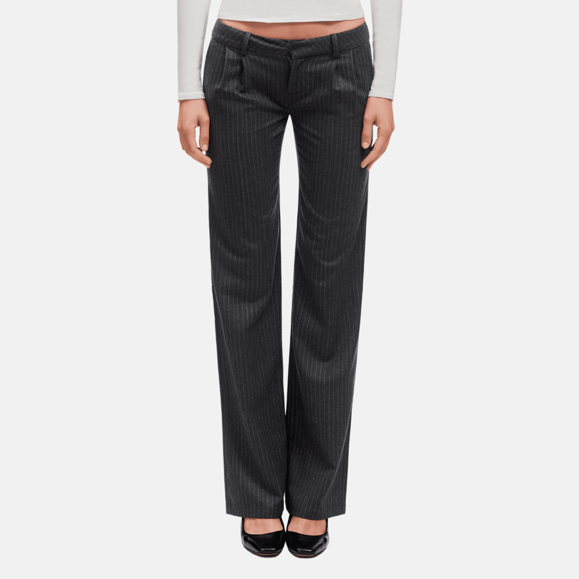 OW Collection LANI Suit Pants Pants 250 - Grey Stripe