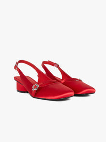 Mackie Heel | Scarlet Satin