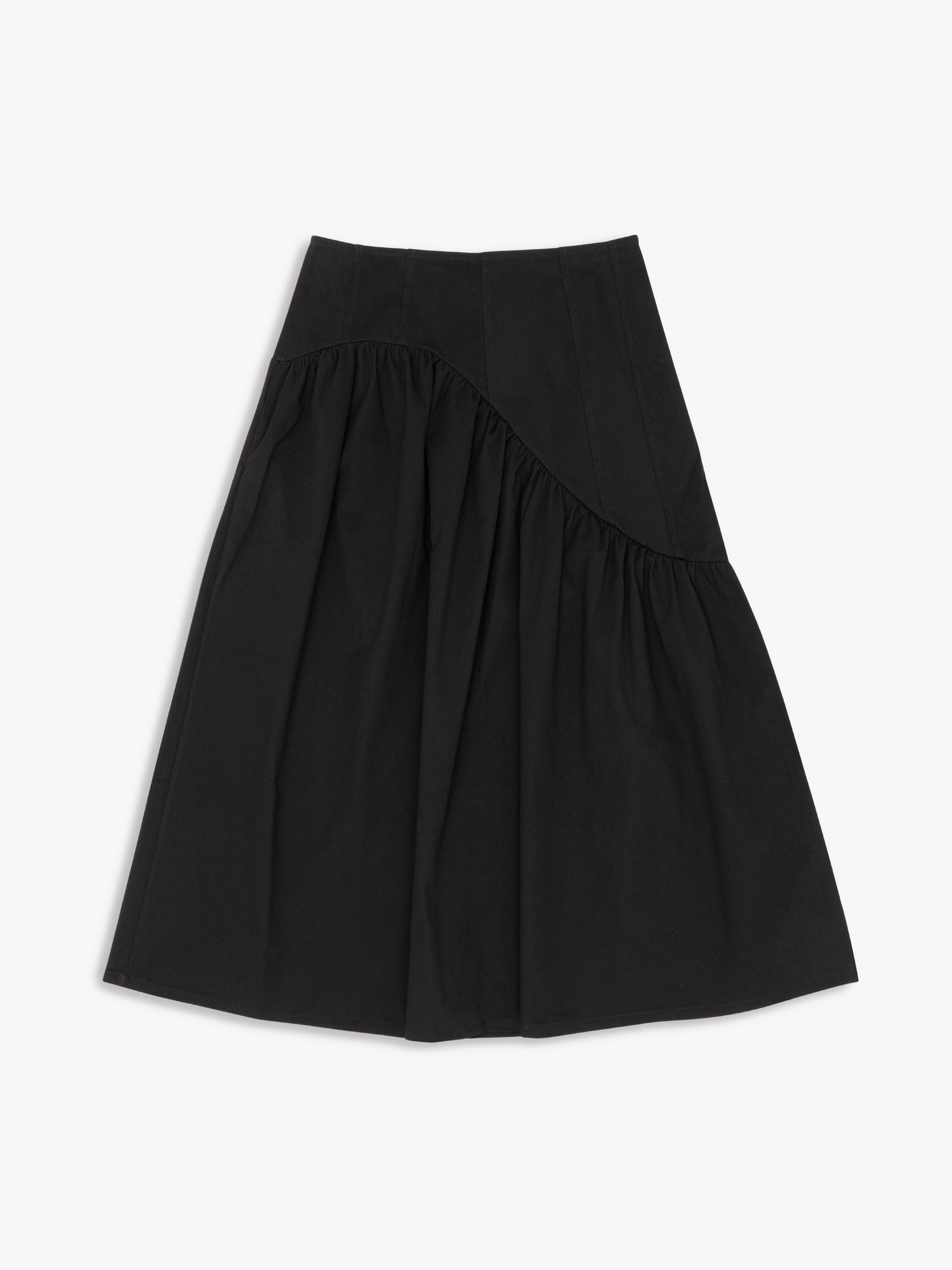 Maeve Midi Skirt | Caviar Twill