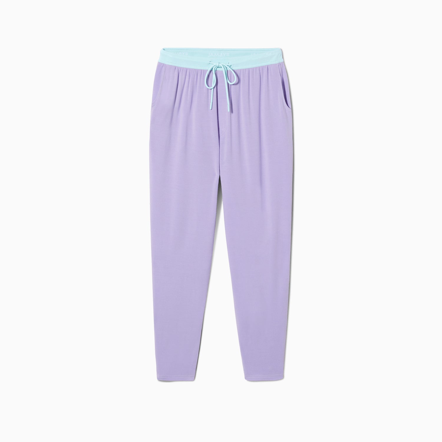 Modal French Terry Long House Shorts | Lavender/Mint