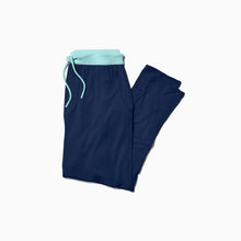 Modal French Terry Long House Shorts | Navy/Mint