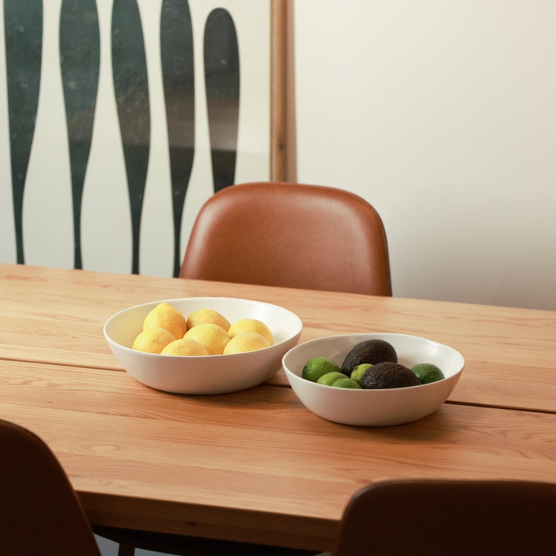 Low Serving Bowls | Cloud White