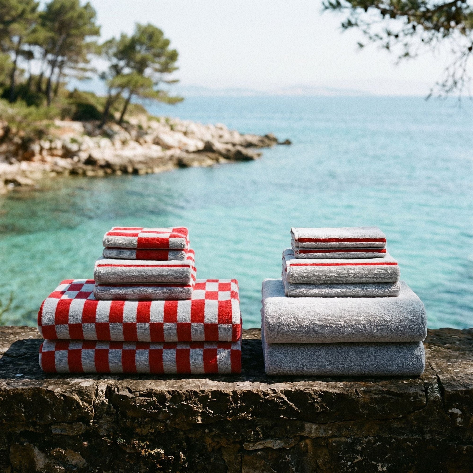 Pietra Australian Cotton Towels | Tan/Ecru