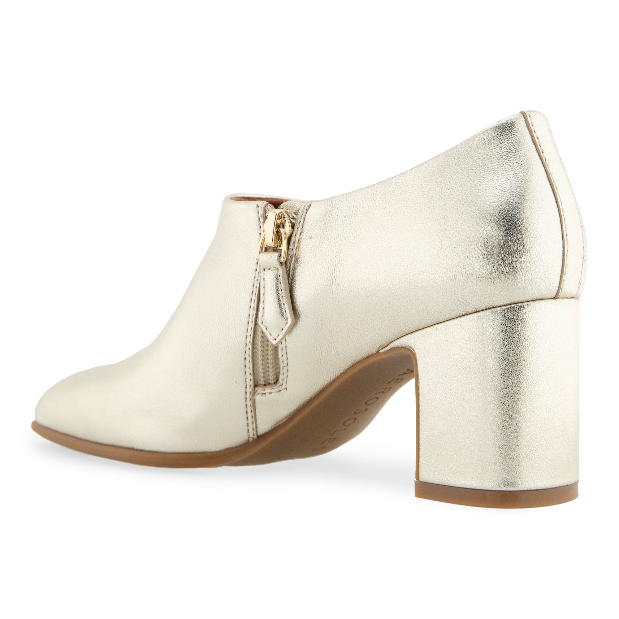 Melina | Gold Metal Leather