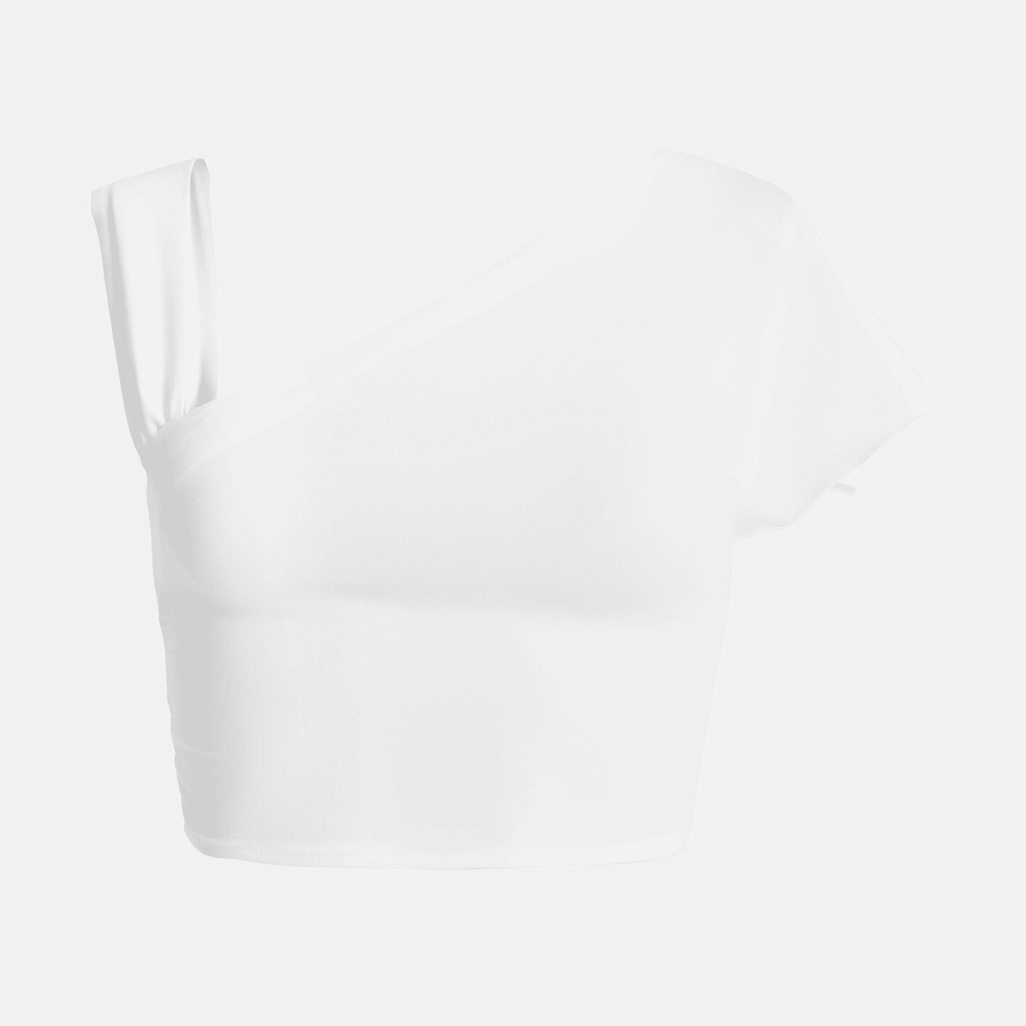 OW Collection MAE Crop Top Top 001 - White