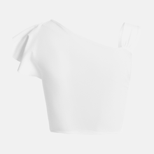 OW Collection MAE Crop Top Top 001 - White