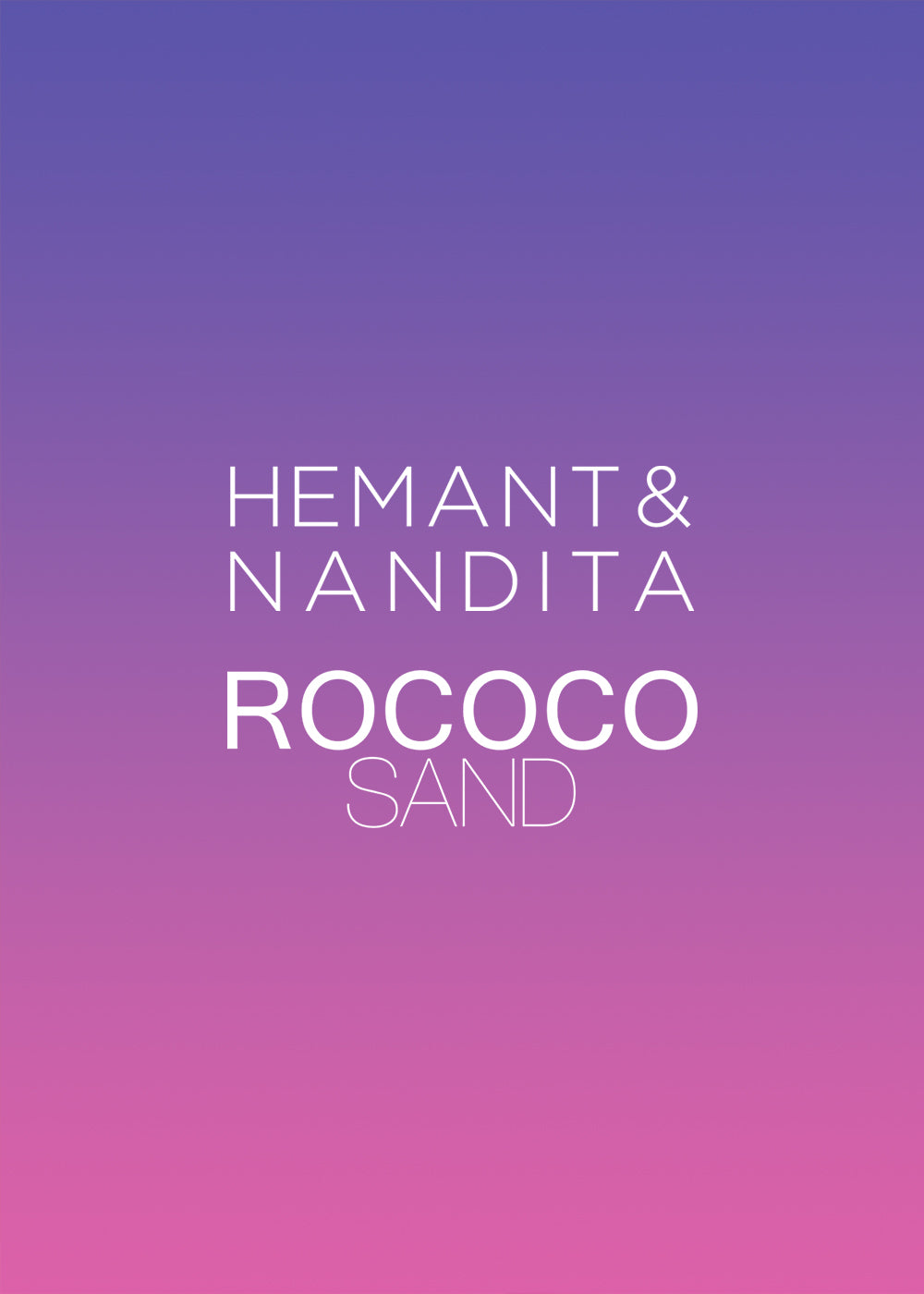 Hemant And Nandita plus Rococo Sand